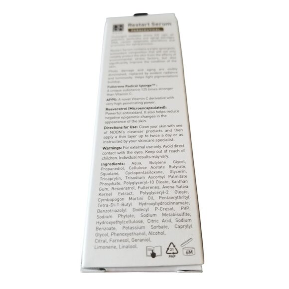 Skincare Noon Restart Serum 1.69 oz.   Age related - Picture 3 of 7